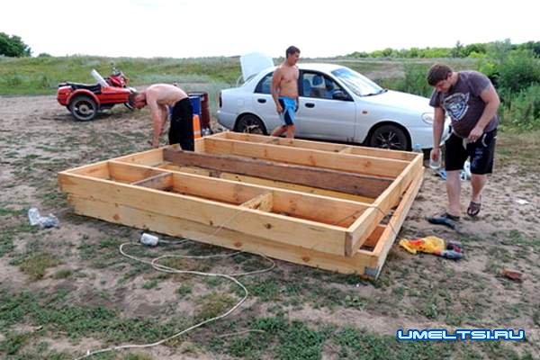 Плот своими руками из бочек