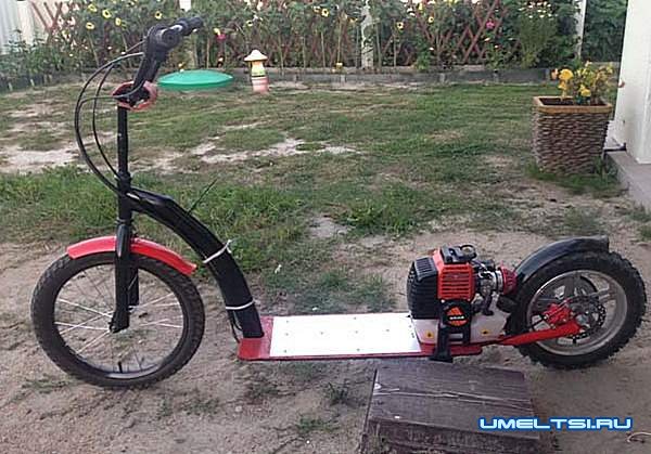 Мотосамокат своими руками