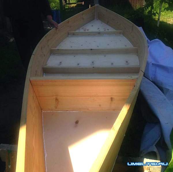 делаем деревянную лодку - плоскодонку