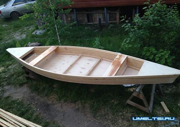 делаем деревянную лодку - плоскодонку