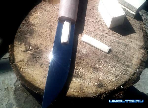 Делаем нож из обоймы подшипника Делаем нож из обоймы подшипника