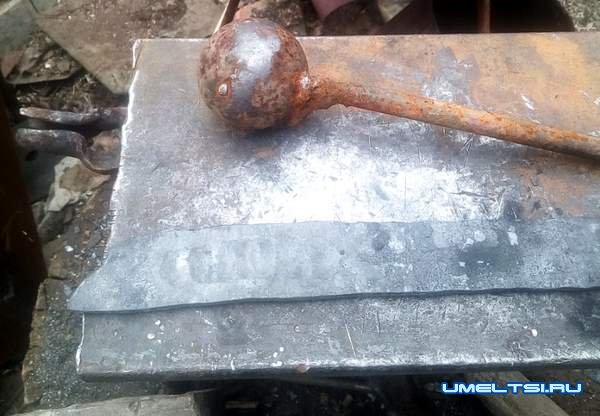 Делаем нож из обоймы подшипника Делаем нож из обоймы подшипника