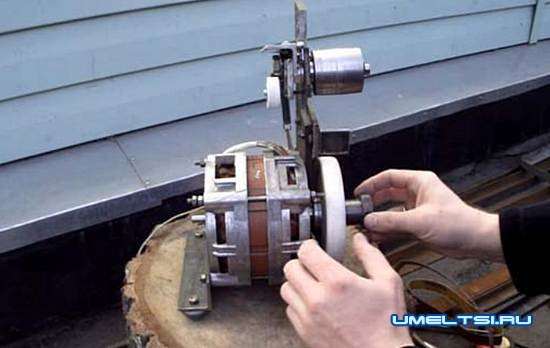 Гриндер из двигателя от стиральной машины