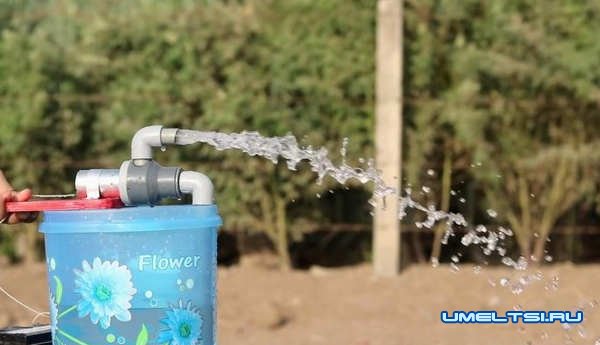 Как сделать самодельный водяной насос - фото