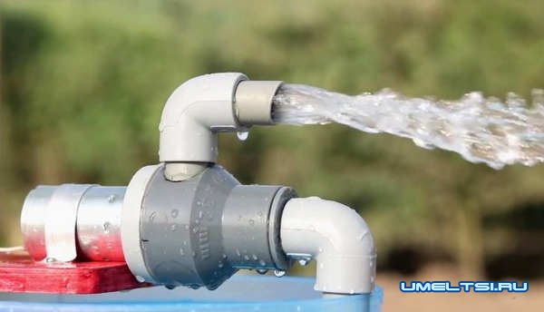 Как сделать самодельный водяной насос - фото