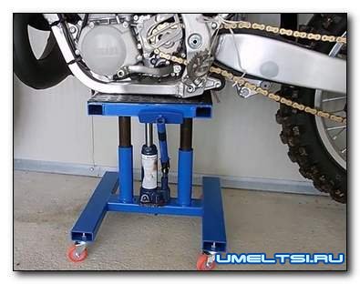 Подставка под мотоцикл своими руками Подставка под мотоцикл своими руками