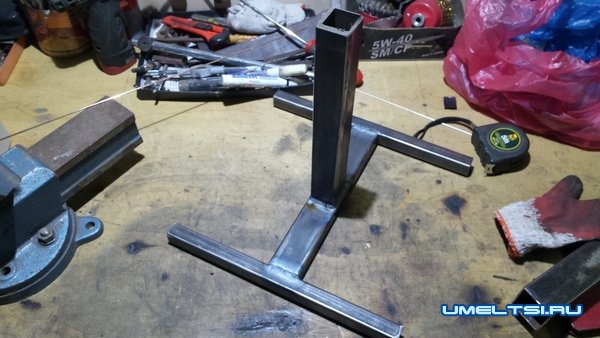 Подставка под мотоцикл своими руками Подставка под мотоцикл своими руками