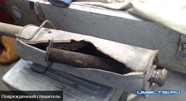 Ремонт глушителя своими руками