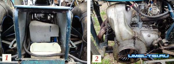 Самодельный снегоболотоход на базе мотоцикла