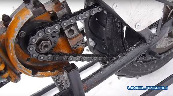 Снегоход из подручных средств своими руками Снегоход из подручных средств своими руками