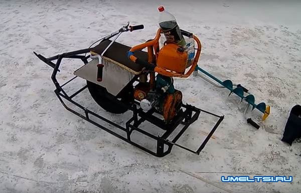 Снегоход из подручных средств своими руками Снегоход из подручных средств своими руками