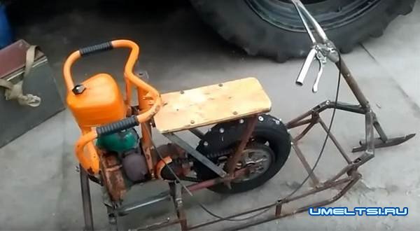 Снегоход из подручных средств своими руками Снегоход из подручных средств своими руками