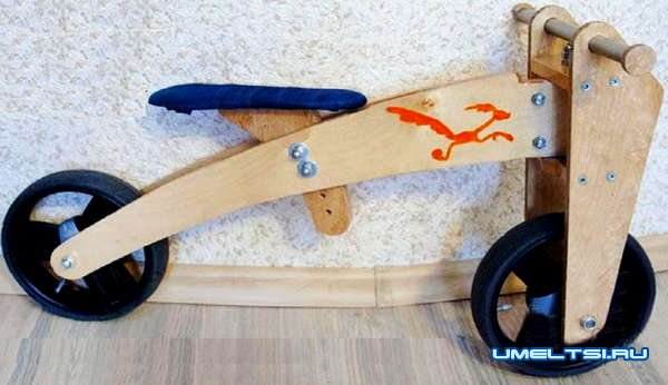 Велосипед без педалей: велобалансир, велобег Велосипед без педалей: велобалансир, велобег