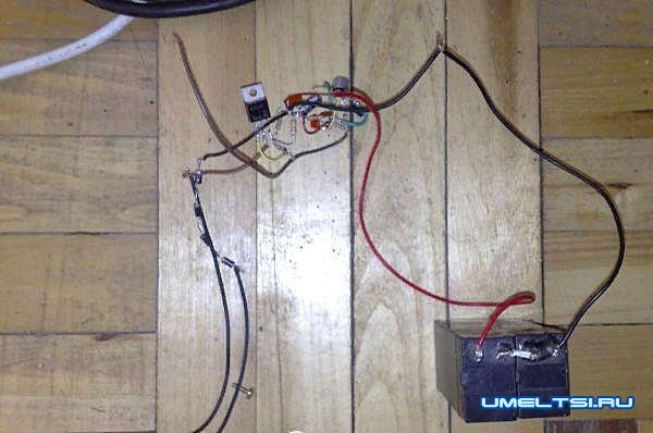 акустический выключатель света-схема