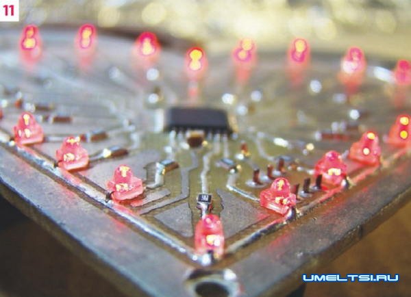 Электронное сердце своими руками