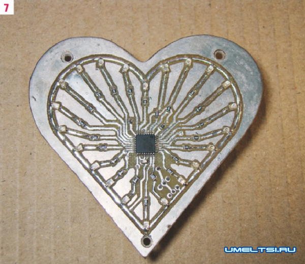 Электронное сердце своими руками