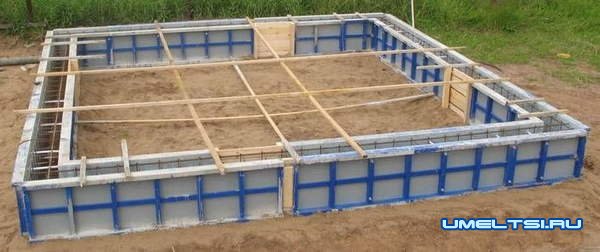 Как сделать опалубку для фундамента Как сделать опалубку для фундамента