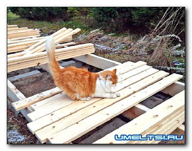 Деревянные дорожки на даче Деревянные дорожки на даче