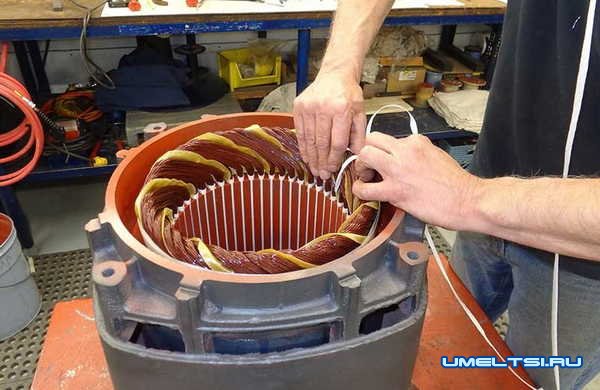 Как самому перемотать электродвигатель Как самому перемотать электродвигатель