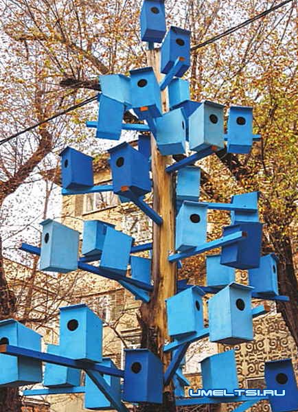 Оригинальный скворечник своими руками
