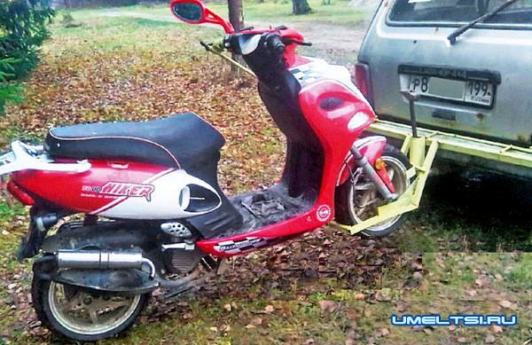 прицепное устройство для перевозки скутера прицепное устройство для перевозки скутера