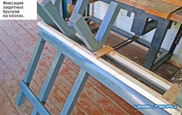 удобные козлы для распиловки дров