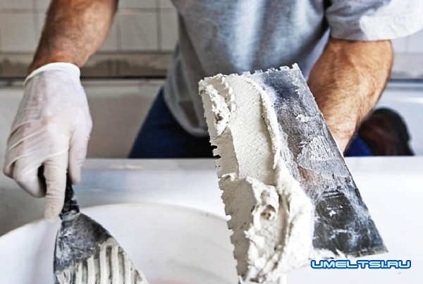 Герметизация стыков между стеной и ванной