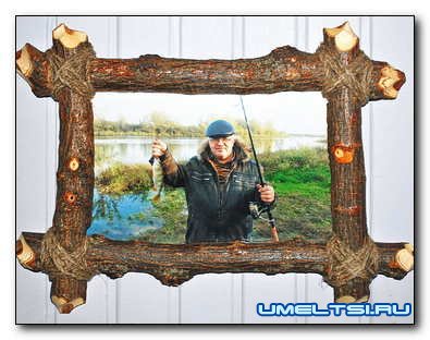  фоторамка из веток своими руками