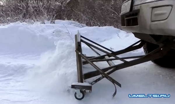 Отвал для уборки снега на автомобиль