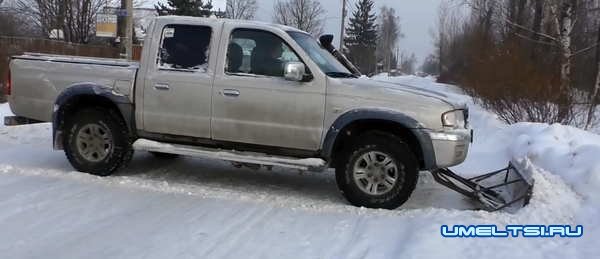 Отвал для уборки снега на автомобиль