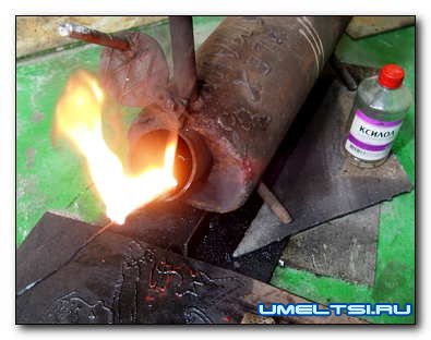 Печь для гаража на отработке Печь для гаража на отработке