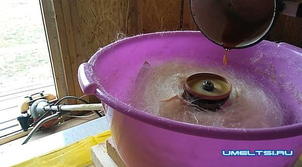 Аппарат для изготовления сладкой ваты