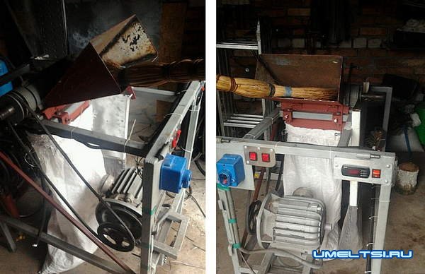 самодельный садовый измельчитель веток