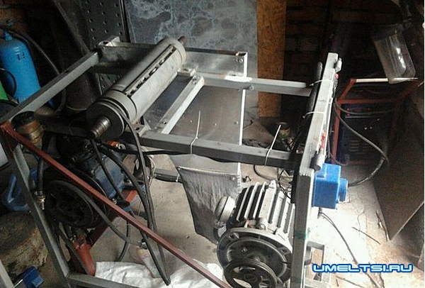 самодельный садовый измельчитель веток