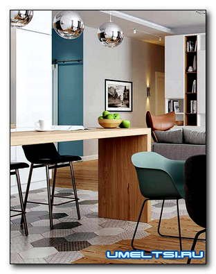 харизматичный интерьер жилища