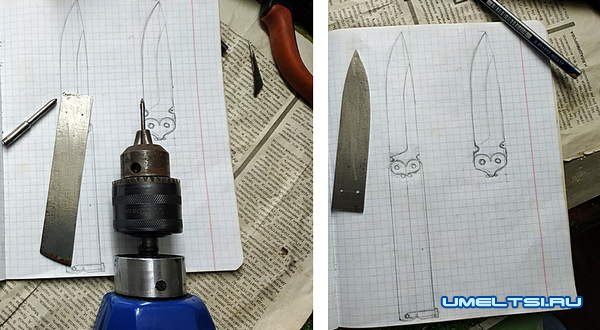 нож бабочка своими руками