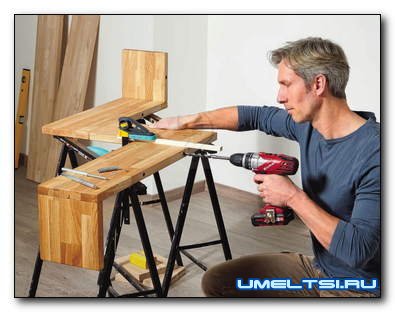 Изготовление настенной парящей полки