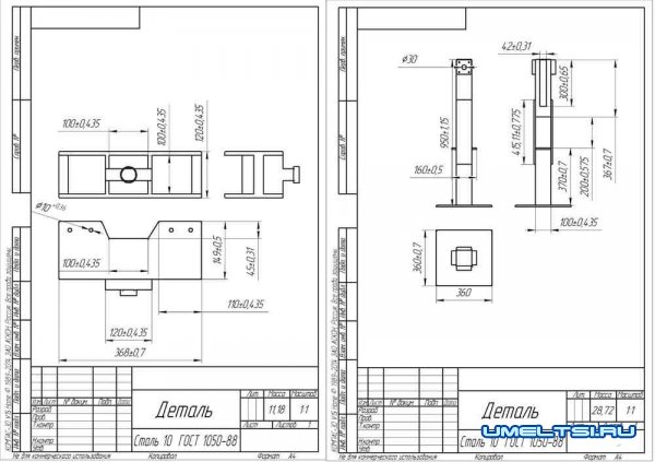 станок для гибки профильной трубы