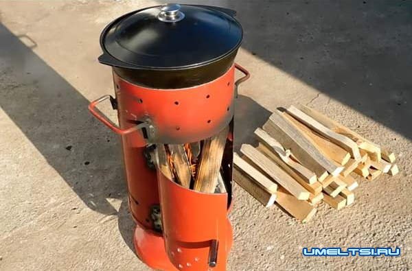 Как сделать уличную печь для дачи