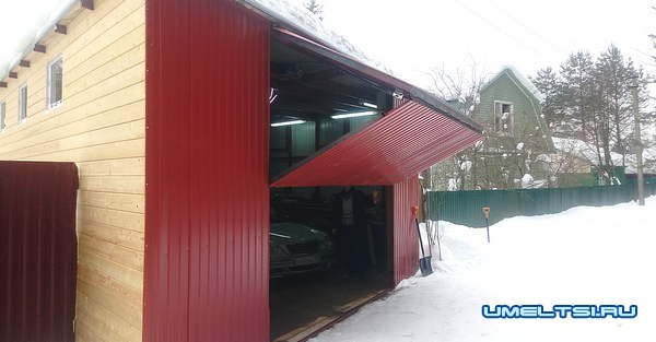 Секционные подъемные ворота для гаража Секционные подъемные ворота для гаража