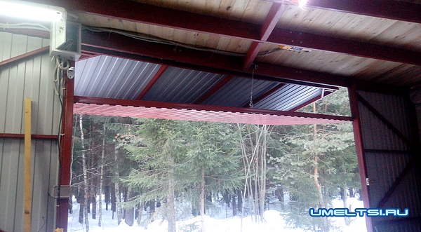 Секционные подъемные ворота для гаража Секционные подъемные ворота для гаража