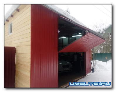 Секционные подъемные ворота для гаража Секционные подъемные ворота для гаража