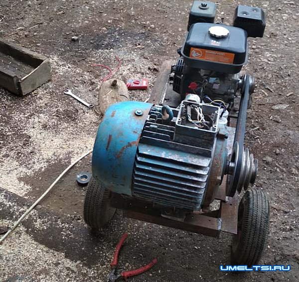 Самодельный бензогенератор Самодельный бензогенератор