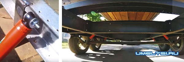 Двухосный прицеп для легкового автомобиля