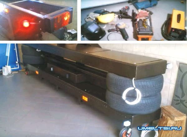 Двухосный прицеп для легкового автомобиля