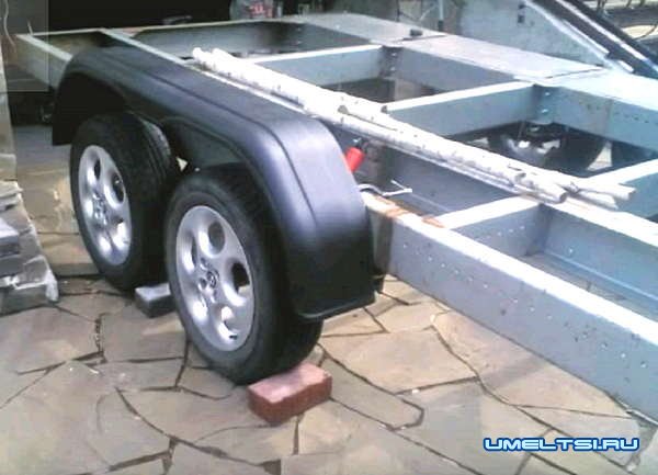 Двухосный прицеп для легкового автомобиля