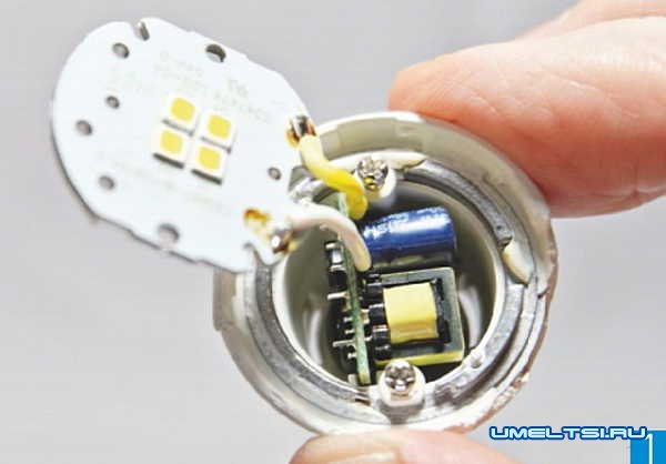 Ремонт светодиодных ламп