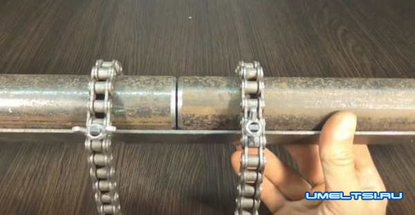 Полезное приспособление для сварки труб