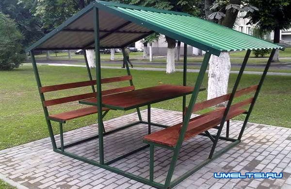 Простая беседка своими руками Простая беседка своими руками