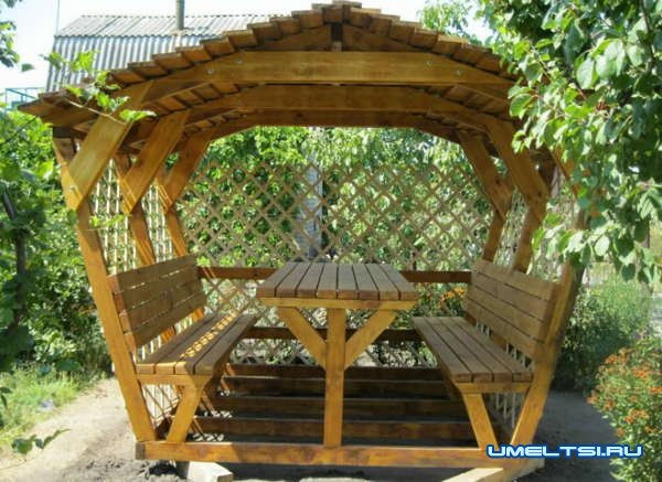Простая беседка своими руками Простая беседка своими руками